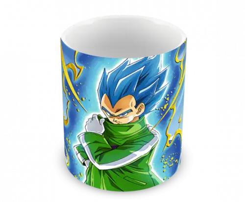 Caneca Polímero Dragon Ball Super Vegeta Blue