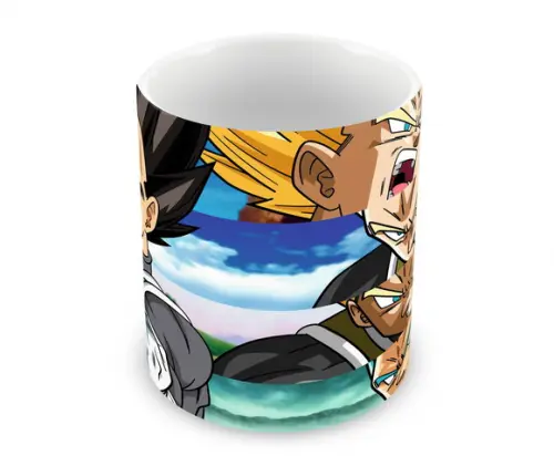Caneca Polímero Dragon Ball Vegeta Personalizada