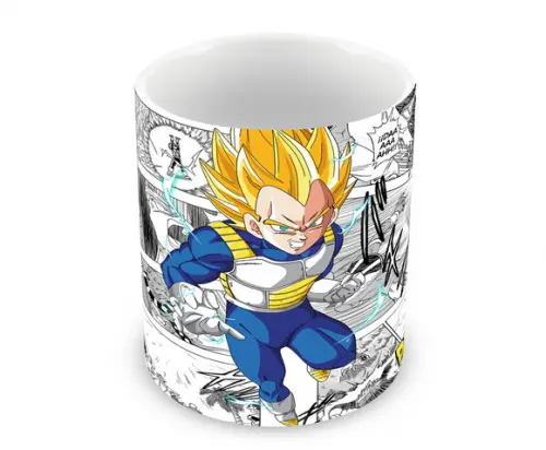 Caneca Polímero Dragon Ball Vegeta Personalizada