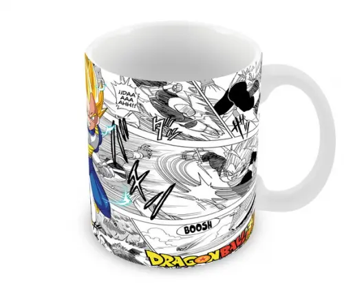 Caneca Polímero Dragon Ball Vegeta Personalizada