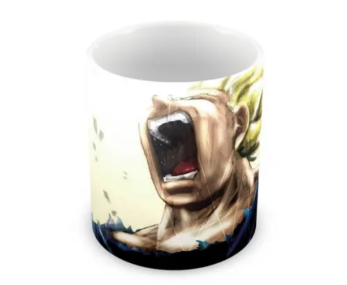 Caneca Polímero Dragon Ball Vegeta Personalizada