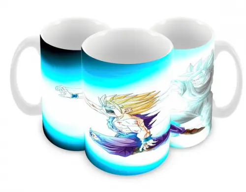 Caneca Polímero Dragon Ball Z Gohan Personalizada