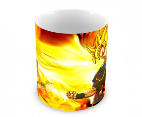 Caneca Polímero Dragon Ball Z Gohan e Goku Personalizada
