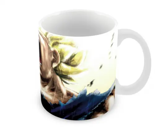 Caneca Polímero Dragon Ball Vegeta Personalizada