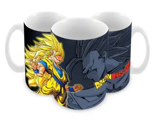 Caneca Polímero Dragon Ball Z Goku Personalizada
