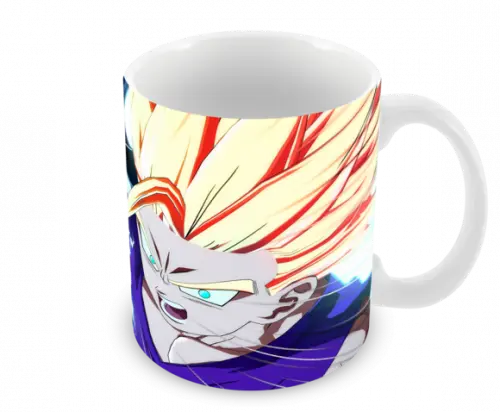 Caneca Polímero Dragon Ball Z Gohan Personalizada