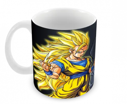 Caneca Polímero Dragon Ball Z Goku Personalizada
