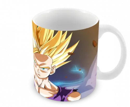Caneca Polímero Dragon Ball Z Gohan Super Saiyan 2
