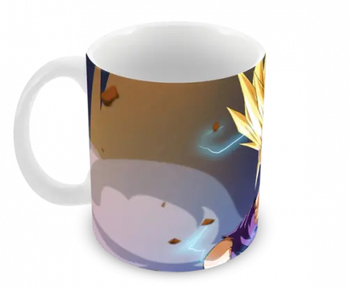 Caneca Polímero Dragon Ball Z Gohan Super Saiyan 2