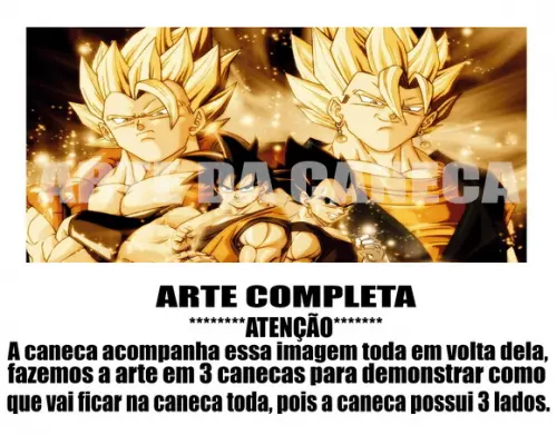 Caneca Polímero Dragon Ball Z Personalizada