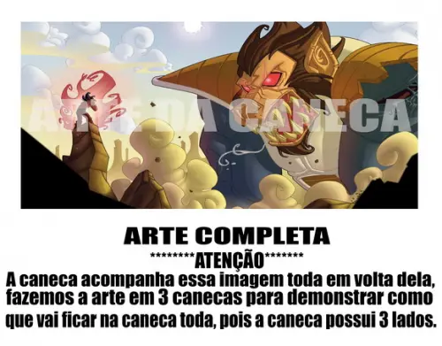 Caneca Polímero Dragon Ball Z Personalizada