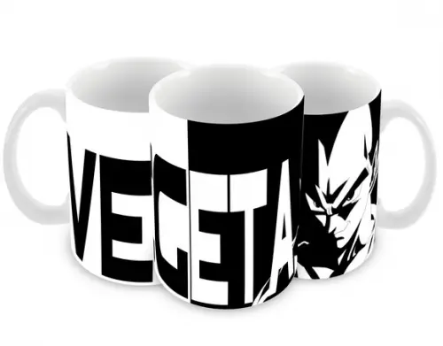 Caneca Polímero Dragon Ball Z Vegeta Personalizada