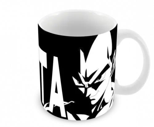 Caneca Polímero Dragon Ball Z Vegeta Personalizada