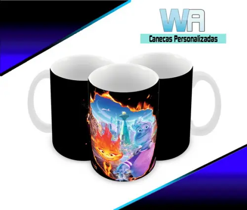 Caneca Polímero Elementos Personalizada