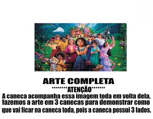 Caneca Polímero Encanto Personalizada