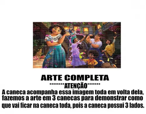 Caneca Polímero Encanto Personalizada