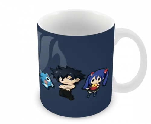 Caneca Polímero Fairy Tail Personalizada