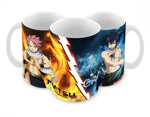 Caneca Polímero Fairy Tail Personalizada