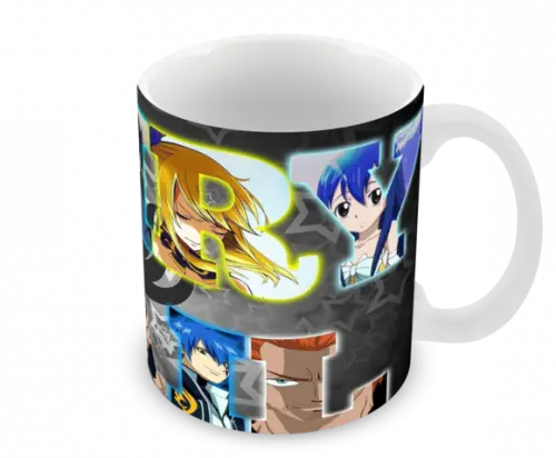 Caneca Polímero Fairy Tail Personalizada