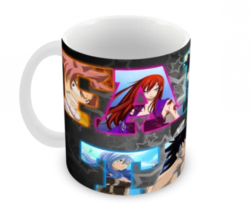 Caneca Polímero Fairy Tail Personalizada