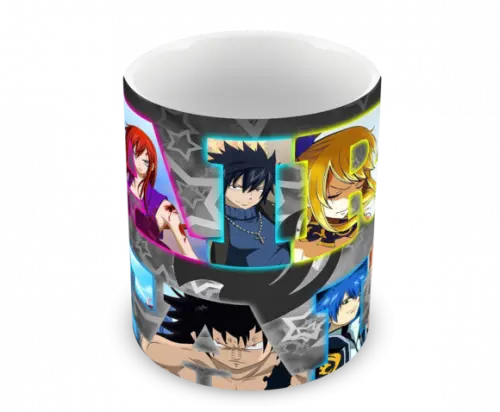 Caneca Polímero Fairy Tail Personalizada