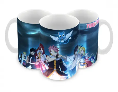Caneca Polímero Fairy Tail Personalizada