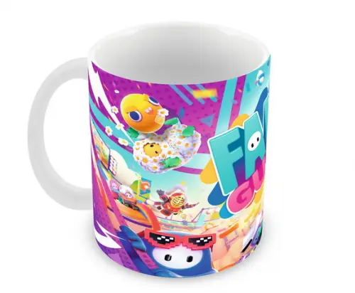 Caneca Polímero Fall Guys Personalizada
