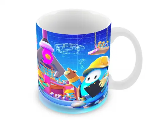 Caneca Polímero Fall Guys Personalizada