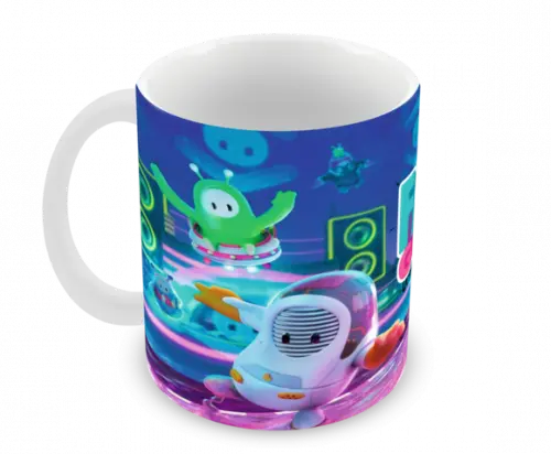Caneca Polímero Fall Guys Personalizada