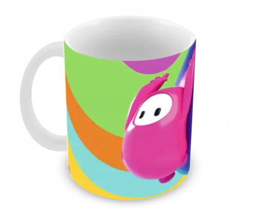 Caneca Polímero Fall Guys Personalizada