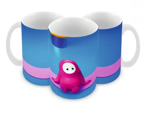 Caneca Polímero Fall Guys Personalizada