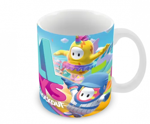 Caneca Polímero Fall Guys Personalizada