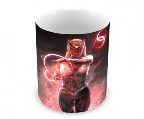 Caneca Polímero Feiticeira Escarlate Personalizada