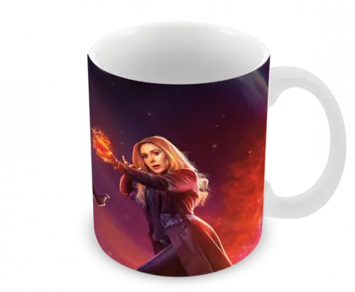 Caneca Polímero Feiticeira Escarlate Personalizada
