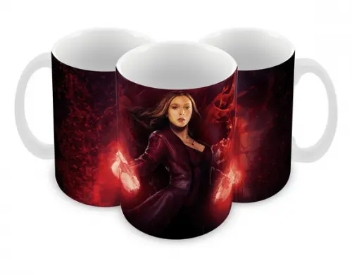 Caneca Polímero Feiticeira Escarlate Personalizada