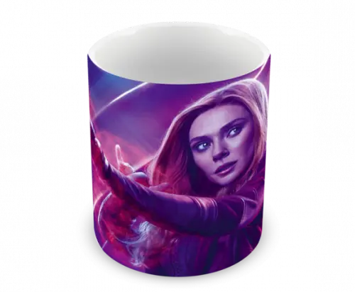 Caneca Polímero Feiticeira Escarlate Personalizada