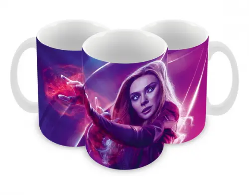 Caneca Polímero Feiticeira Escarlate Personalizada