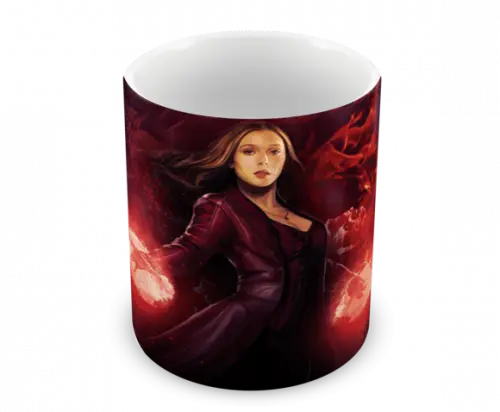 Caneca Polímero Feiticeira Escarlate Personalizada