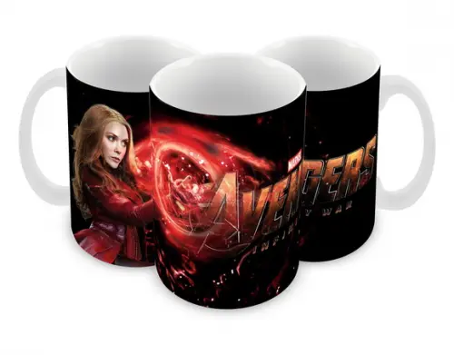 Caneca Polímero Feiticeira Escarlate Personalizada