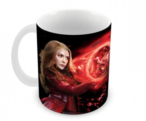 Caneca Polímero Feiticeira Escarlate Personalizada