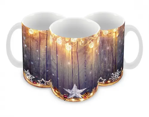 Caneca Polímero Feliz Natal Personalizada