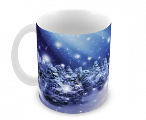 Caneca Polímero Feliz Natal Personalizada