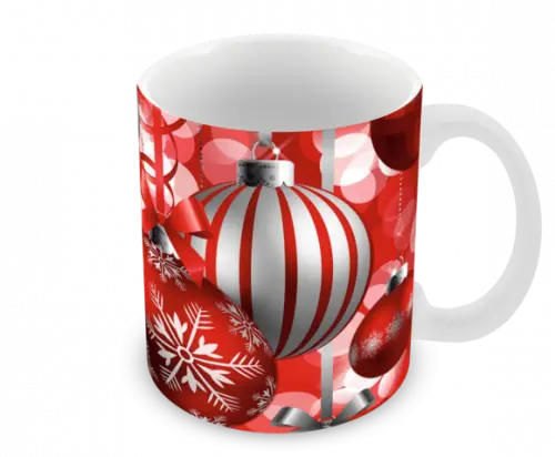 Caneca Polímero Feliz Natal Personalizada