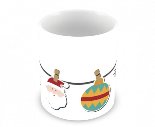 Caneca Polímero Feliz Natal Personalizada