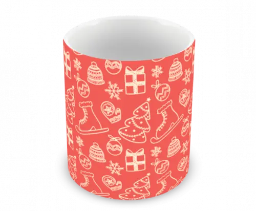 Caneca Polímero Feliz Natal Personalizada