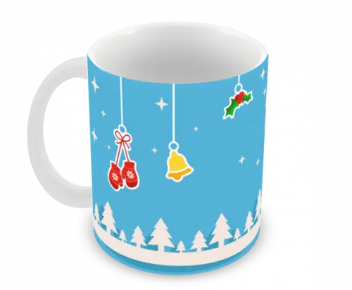 Caneca Polímero Feliz Natal Personalizada