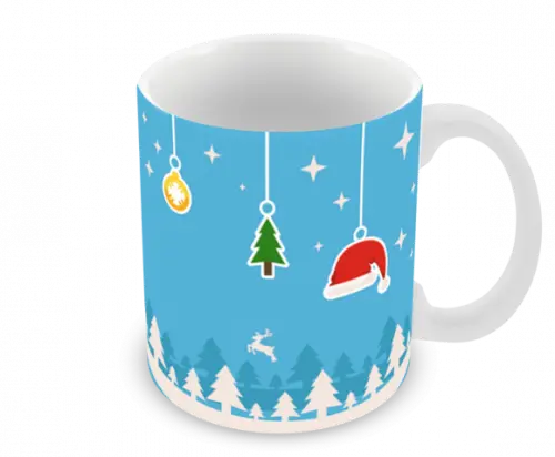 Caneca Polímero Feliz Natal Personalizada
