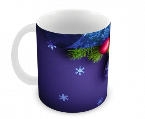 Caneca Polímero Feliz Natal Personalizada