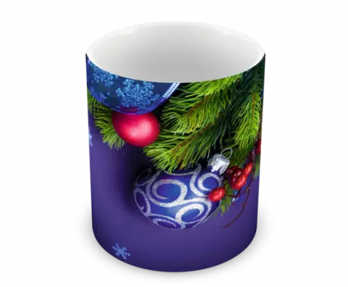 Caneca Polímero Feliz Natal Personalizada