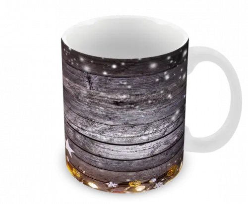 Caneca Polímero Feliz Natal Personalizada